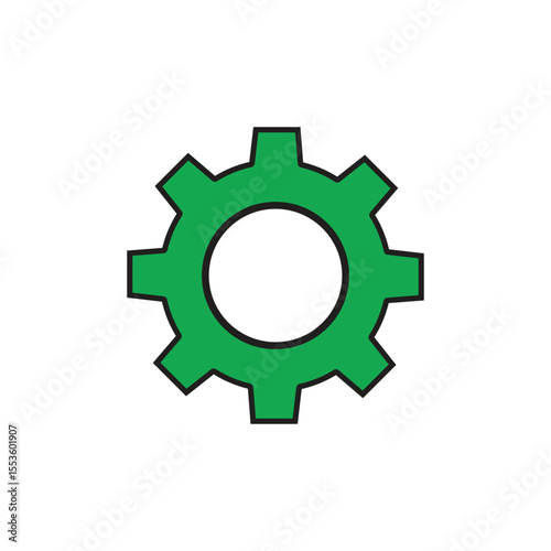 gear icon vector illustration