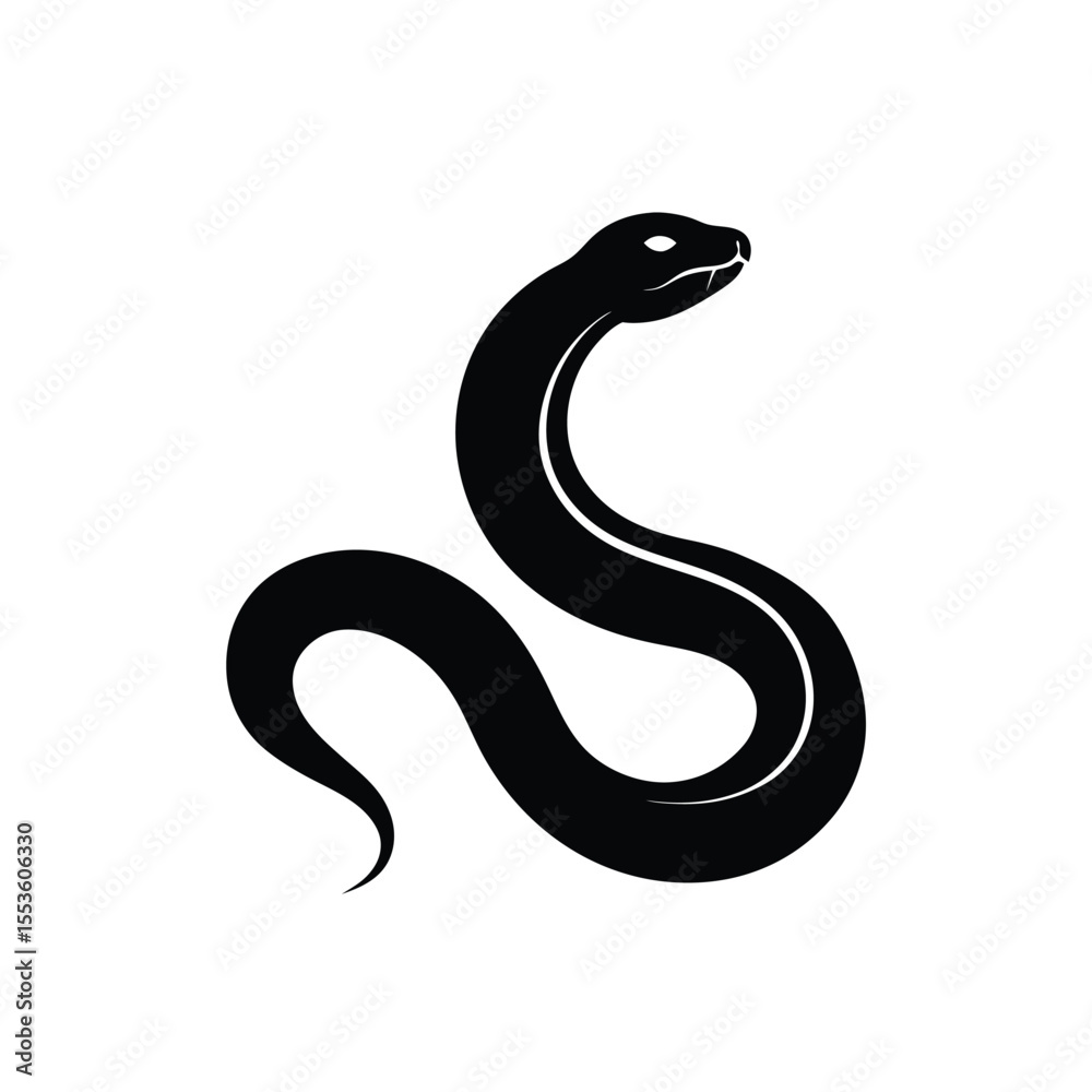 Naklejka premium snake vector illustration