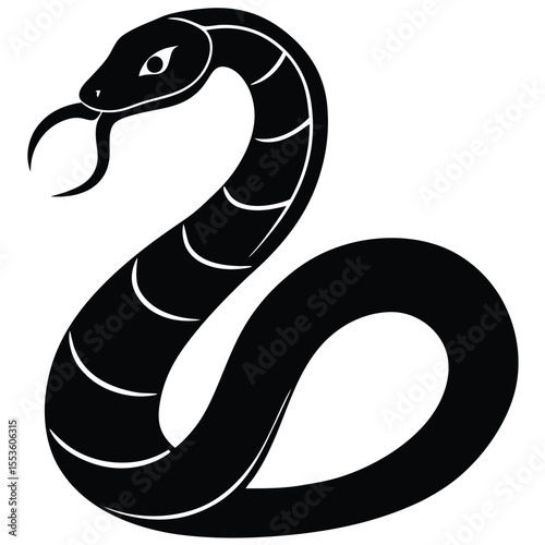 snake in black