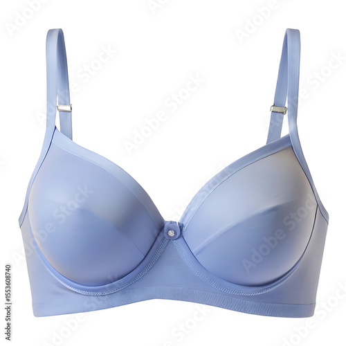 Wallpaper Mural A smooth blue bra is isolated on white background Torontodigital.ca