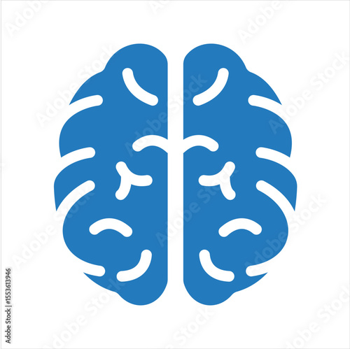 Brain icon. Brainstorming icon