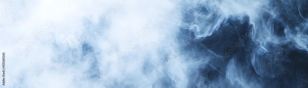 Abstract image of swirling, light blue smoke. Abstract image of swirling, light blue smoke.