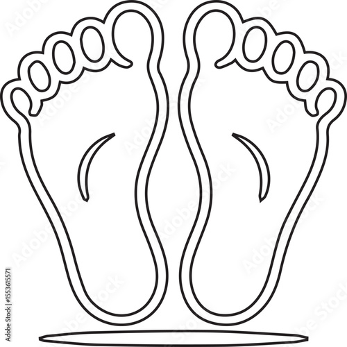 Representing Lakshmi's Footprints: A symbolic graphic, ideal for Diwali designs, spiritual art projects, or cultural presentations, showcasing Indian tradition and auspiciousness.