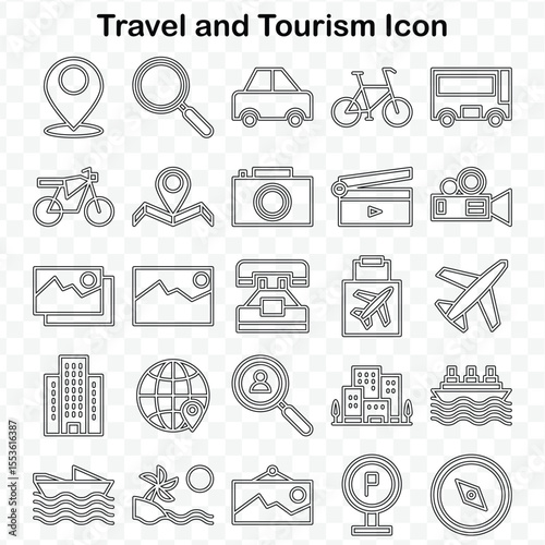 A Set Of Travel and Tourism icon
