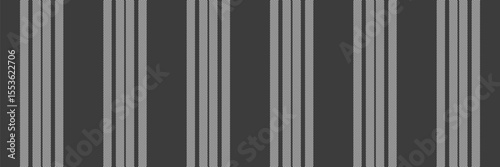 Muxurious vector vertical pattern, brazil background lines texture. Oroduct seamless textile fabric stripe in grey and white colors.