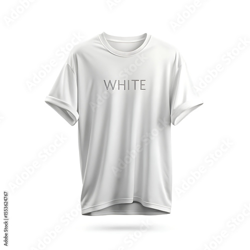 Wallpaper Mural A white tshirt is isolated on white background Torontodigital.ca