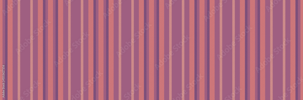 Contour background stripe textile, geometry pattern lines vector. American fabric seamless vertical texture in pink and red colors.