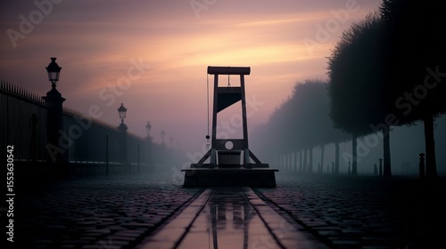 a_guillotine_in_shadow_
