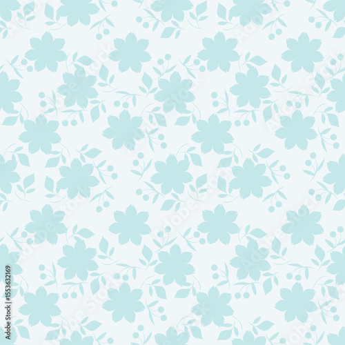 vintage floral seamless pattern. Rich with nostalgia and classic elegance, this pattern evokes the charm of a bygone era for print and textile