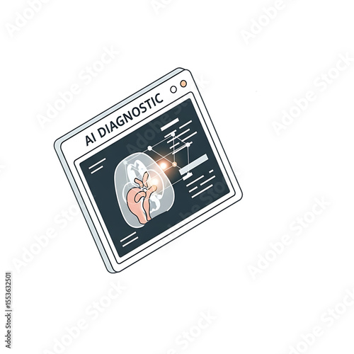 Brain scan icon for neurological diagnostics or imaging.