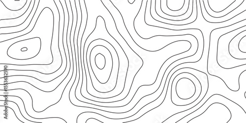 Topographic map background geographic line map with elevation assignments. Topographic map lines, contour background. topo map texture. Dense lines, Background of the topographic map. 