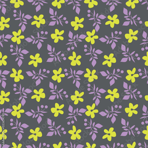 vintage floral seamless pattern. Rich with nostalgia and classic elegance, this pattern evokes the charm of a bygone era for print and textile
