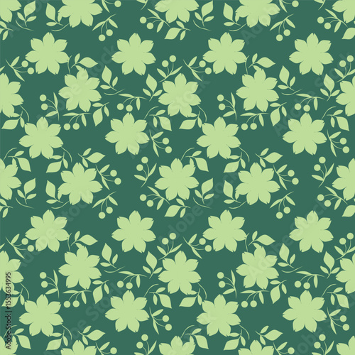 vintage floral seamless pattern. Rich with nostalgia and classic elegance, this pattern evokes the charm of a bygone era for print and textile