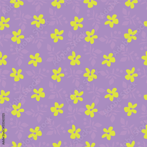 Seamless floral pattern, vintage background