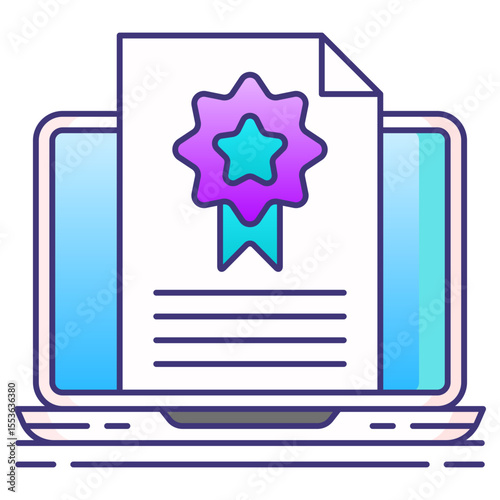 Premium Content Icon – Minimalist Vector Symbol for Exclusive Access, Subscription Media, and Paid Articles


