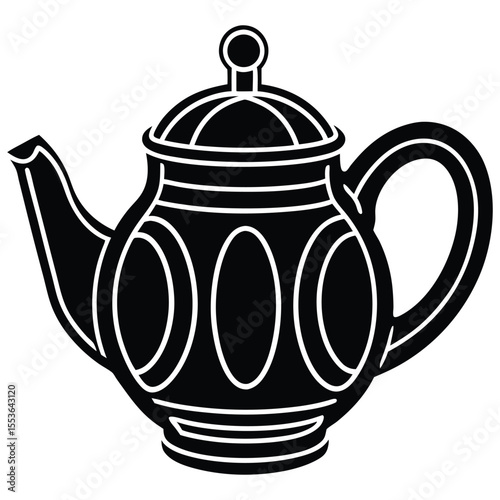 The teapot icon. Tea symbol ,