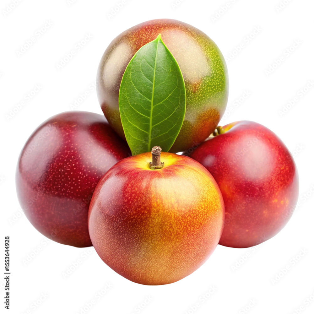 Fototapeta premium red apples isolated