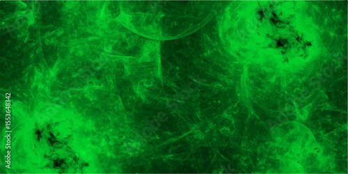 Abstract dark texture with intricate, swirling green lines with cloudy, organic pattern. Black, with neon green filaments to glow faintly. Sense of energy, mystery, and fluidity, smoke trails, cosmic 