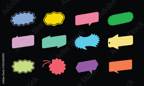 Label and badges shape icon set. Special offer, big sale, discount, best offer price and big sale pricing tag badge and labels design. Summer sale sticker icon set. vector illustration.	