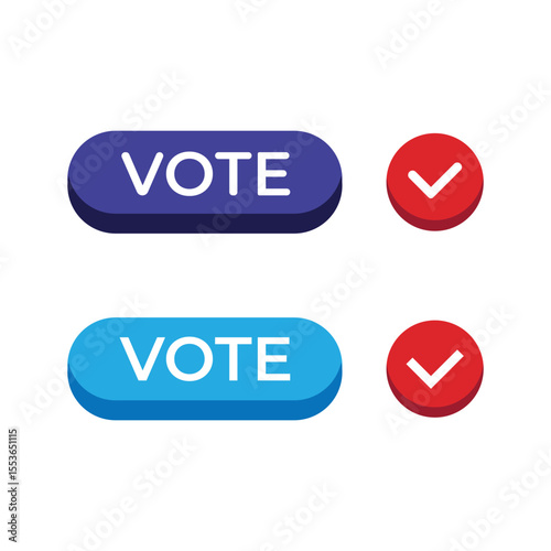 Vote Icon Vector Design.