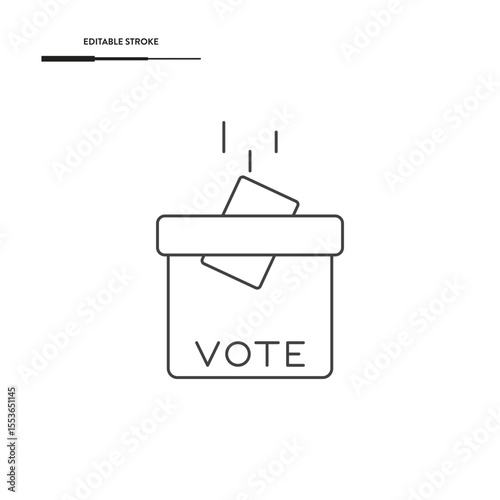 Vote Icon Vector Design.