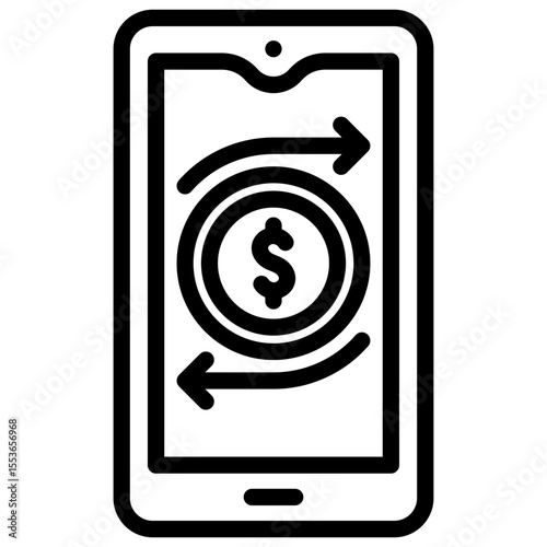Mobile Transfer Icon