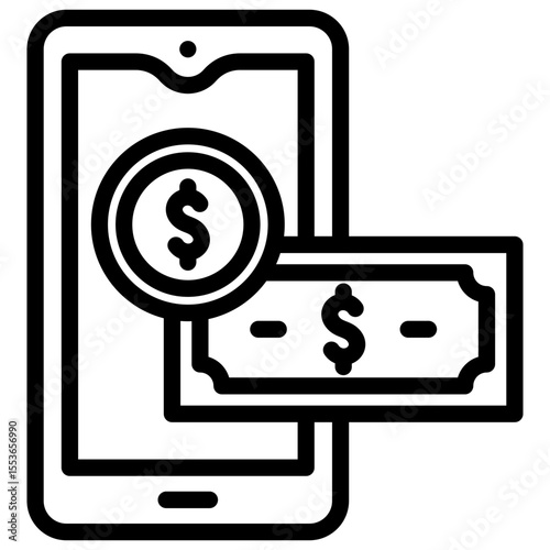 Mobile Money Icon