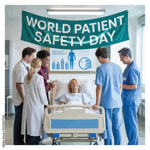 World Patient Safety Day Observation Poster