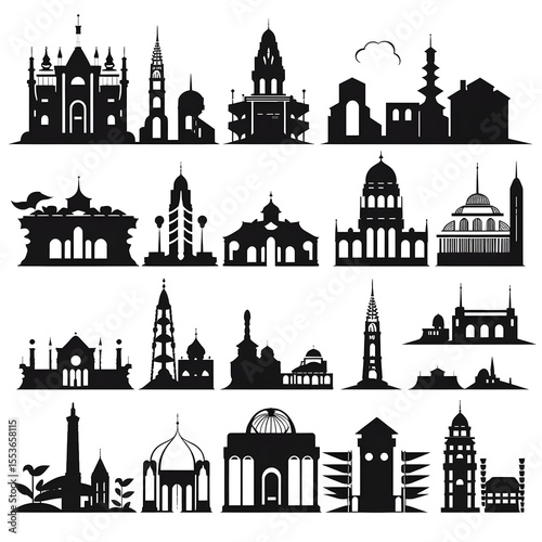 Classic architecture collection with ornate facades and historical styles.