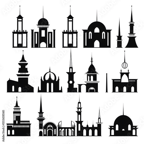 Classic architecture collection with ornate facades and historical styles.