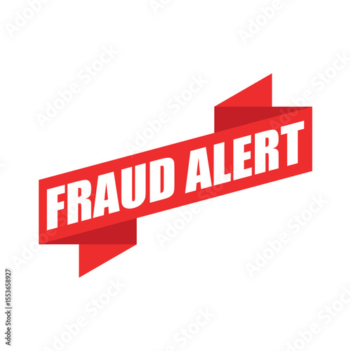 Fraud Alert Letter Rubber Stamp Vector Template