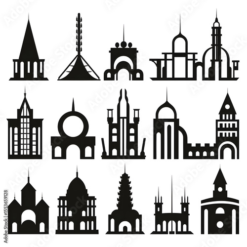 Classic architecture collection with ornate facades and historical styles.