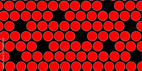 Red tiles wall. round marble textures, ball tiles. Top view pavement circle block red texture with seamless patterns floor background. Air Bubble wrap texture background. Textured Background.