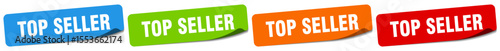 top seller sticker. top seller sticker set on white background