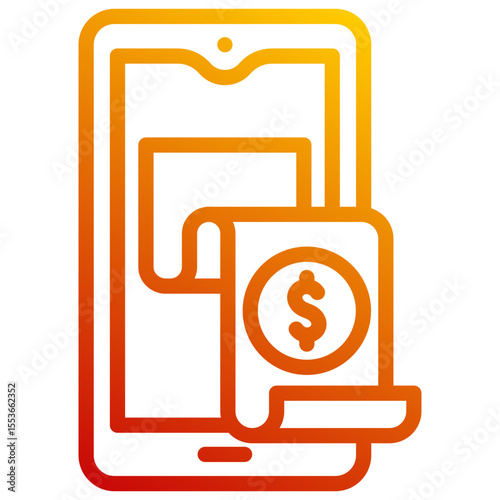 Mobile Receipt Icon