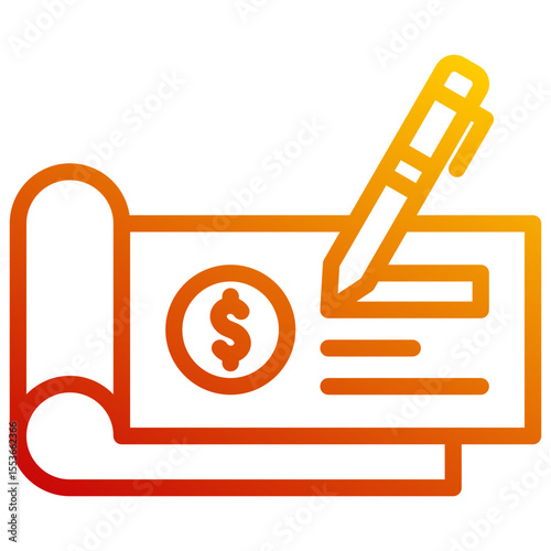 Bank Check Icon