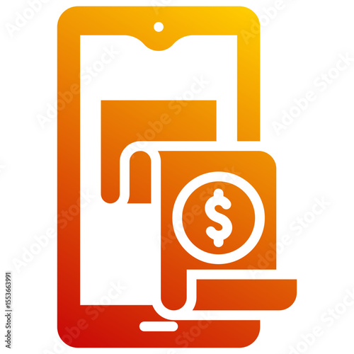 Mobile Receipt Icon