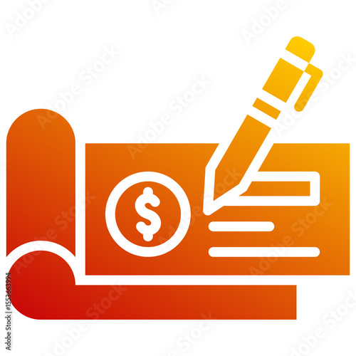 Bank Check Icon