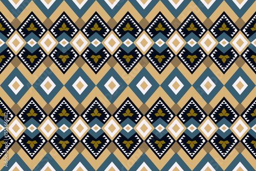 This beautifully crafted pattern draws on triangular shapes, blending geometric precision with a modern touch.