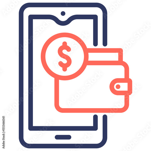 Mobile Wallet Icon