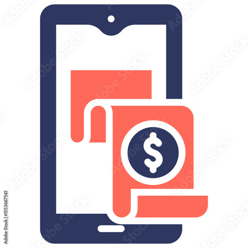 Mobile Receipt Icon