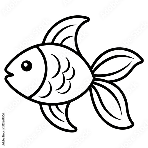 Wallpaper Mural fish vector illustration Torontodigital.ca