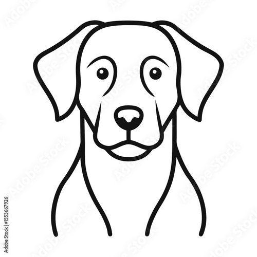 Wallpaper Mural vector illustration of a dog Torontodigital.ca