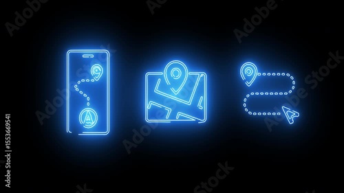Mobile banking transaction and finance icons with credit card and secure login