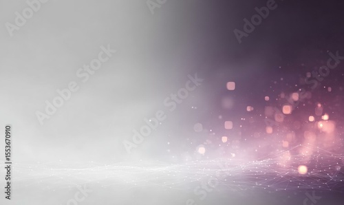 Abstract Gradient Background Design with Sparkling Dots