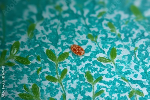 Abstract Botanical Pattern with Tiny Leaves