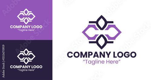 Simple Yet Professional Purple Logos for Corporate and Startup Branding