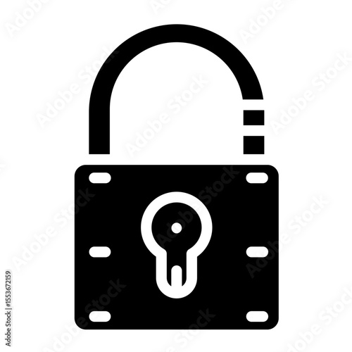 Padlock Vector Icon Style  