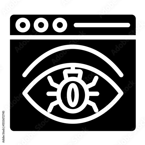 Spyware Vector Icon Style  