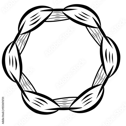  vector flower frame, tropical leaves, floral border, wildflower, eucalyptus wreath, branches. Ornament of botanical silhouette element vector. Nature card in minimal line style